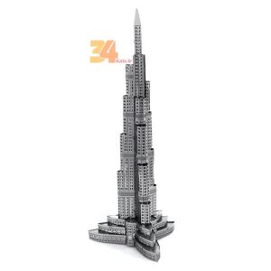 پازل فلزی سه بعدی برج الخلیفه دبی