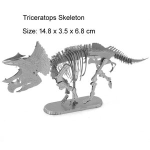 پازل فلزی سه بعدی Triceratops